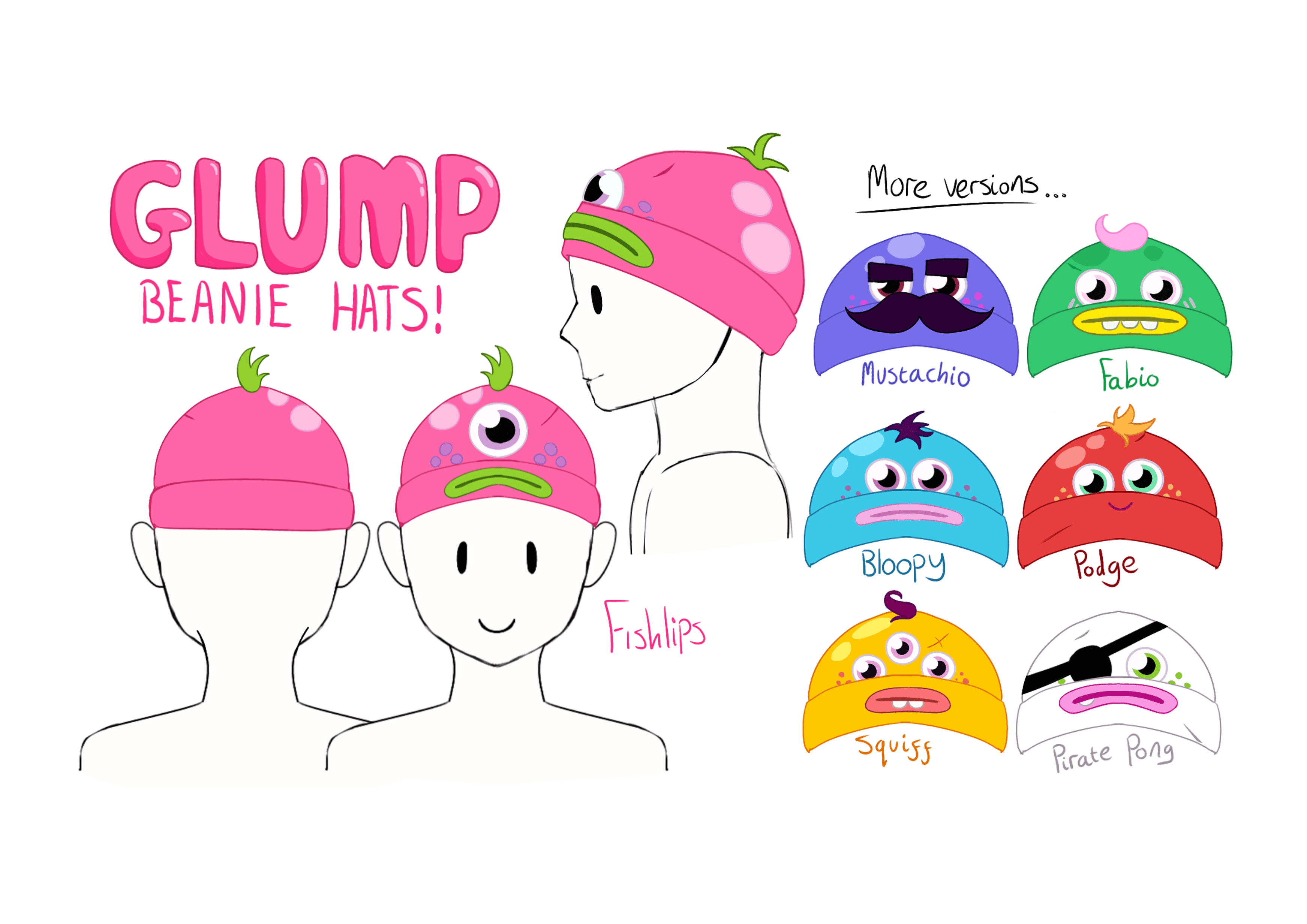 GLUMPS BEANIE HATS
