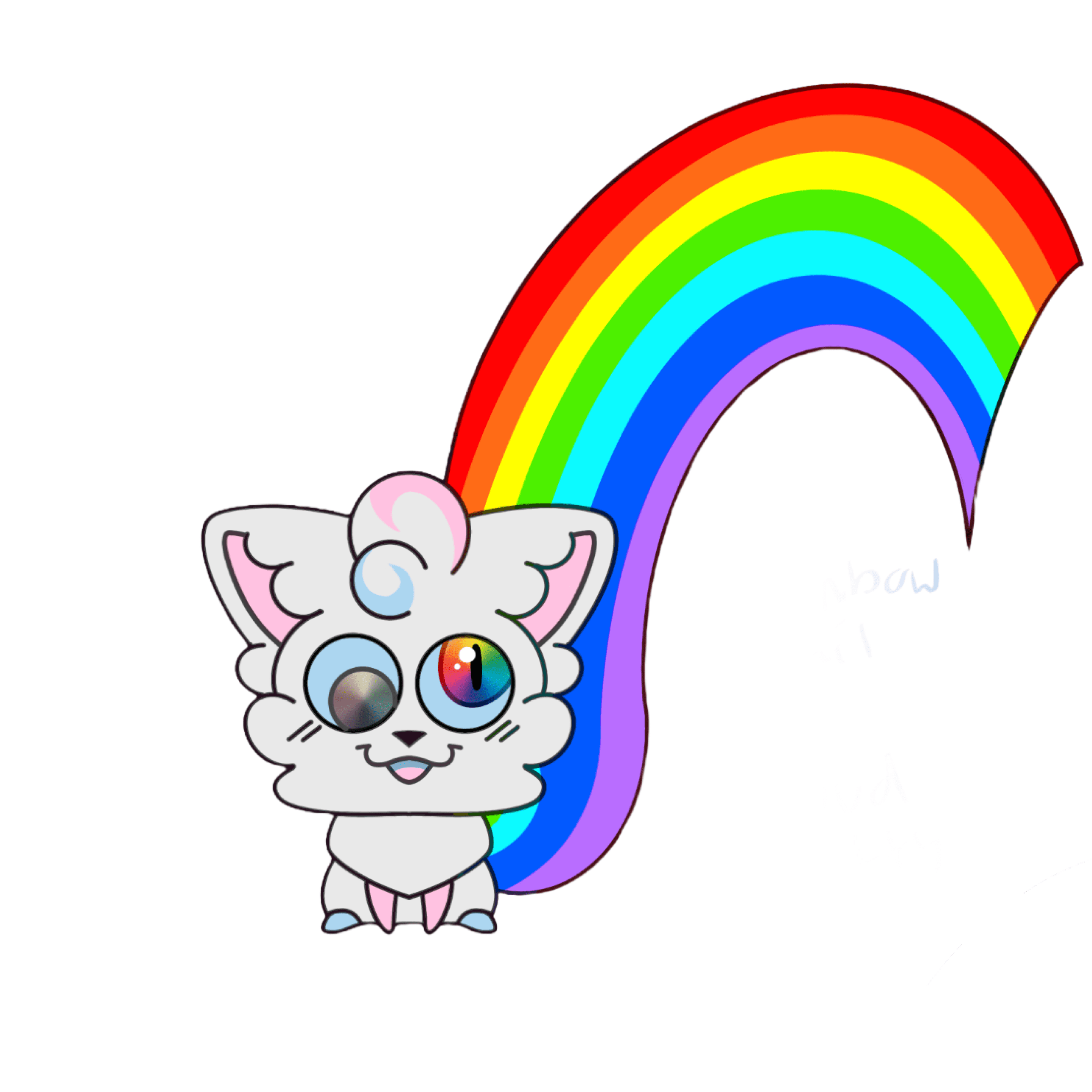 Fluffy Wuffy Rainbowie